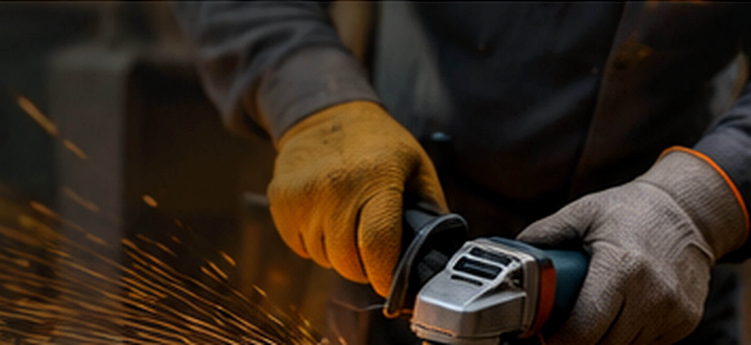 Profissional executando serviço em ambiente industrial