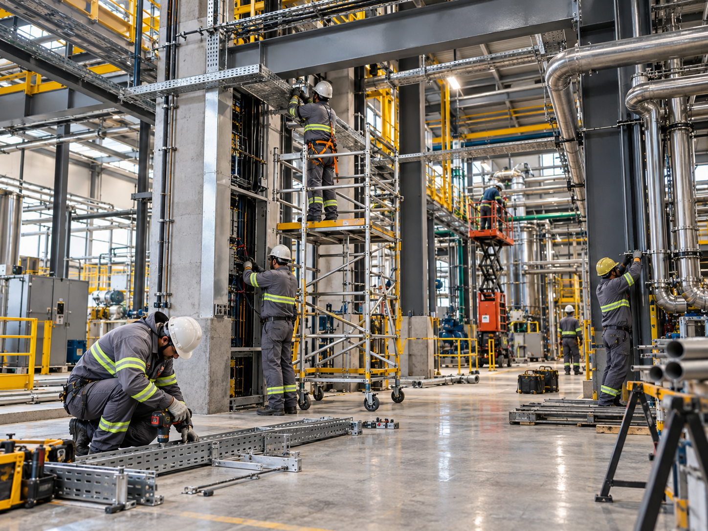 Adequação industrial em área fabril